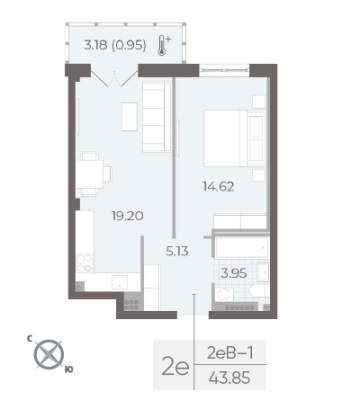 Квартира в ЖК NEVA RESIDENCE