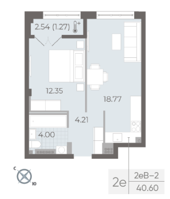 Квартира в ЖК NEVA RESIDENCE