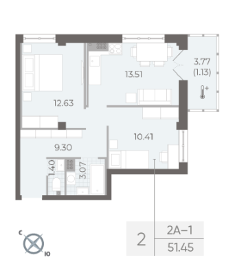 Квартира в ЖК NEVA RESIDENCE