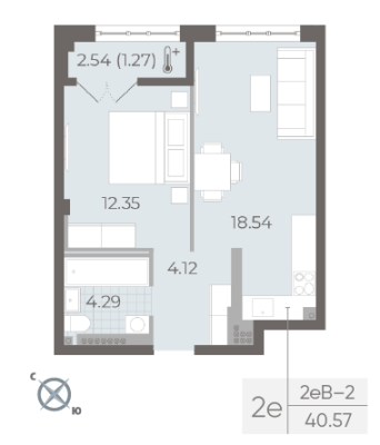 Квартира в ЖК NEVA RESIDENCE