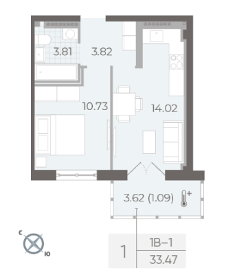 Квартира в ЖК NEVA RESIDENCE