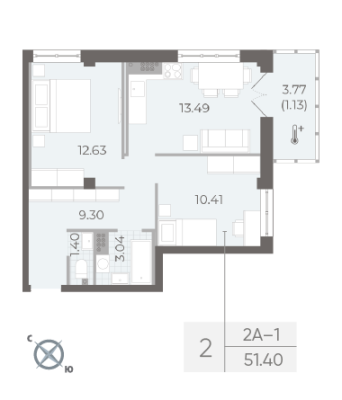 Квартира в ЖК NEVA RESIDENCE