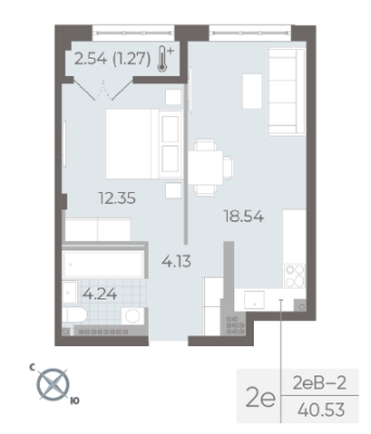 Квартира в ЖК NEVA RESIDENCE