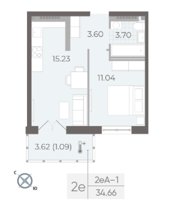 Квартира в ЖК NEVA RESIDENCE