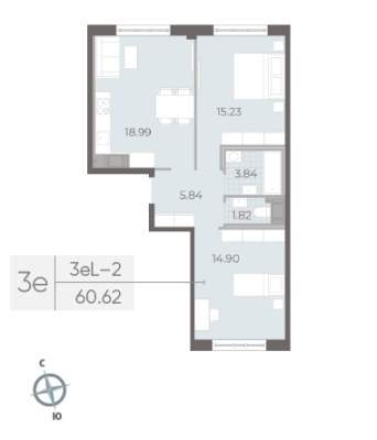 Квартира в ЖК NEVA RESIDENCE