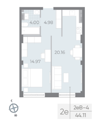 Квартира в ЖК NEVA RESIDENCE