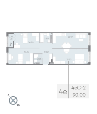 Квартира в ЖК NEVA RESIDENCE