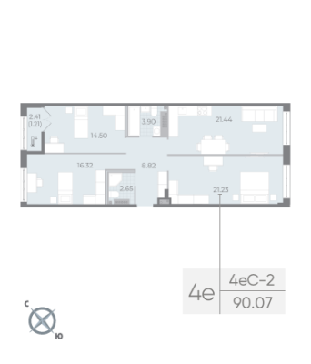 Квартира в ЖК NEVA RESIDENCE
