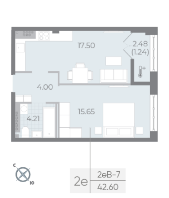Квартира в ЖК NEVA RESIDENCE