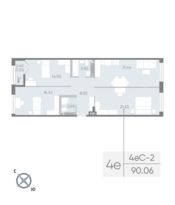 Квартира в ЖК NEVA RESIDENCE