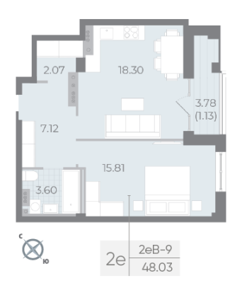Квартира в ЖК NEVA RESIDENCE