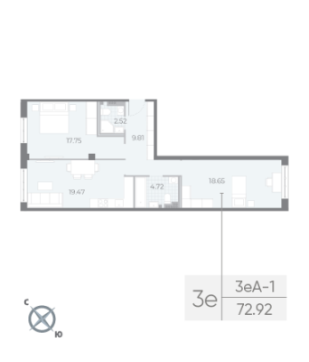 Квартира в ЖК NEVA RESIDENCE