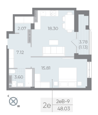Квартира в ЖК NEVA RESIDENCE