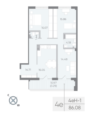 Квартира в ЖК NEVA RESIDENCE