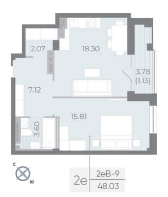 Квартира в ЖК NEVA RESIDENCE