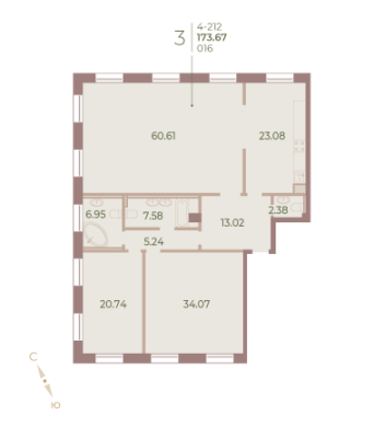 Квартира в ЖК Neva Haus