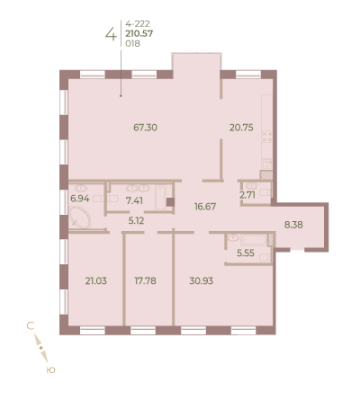 Квартира в ЖК Neva Haus