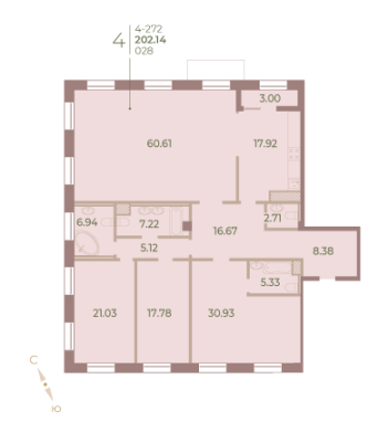 Квартира в ЖК Neva Haus