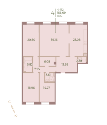 Квартира в ЖК Neva Haus