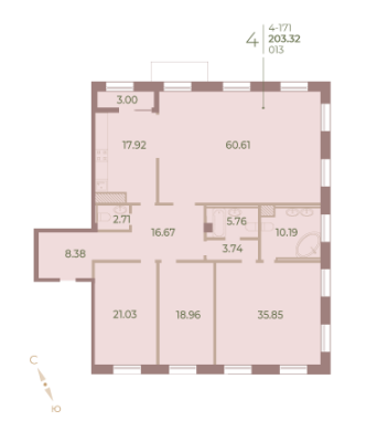 Квартира в ЖК Neva Haus