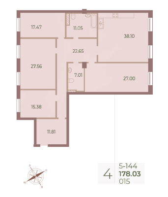 Квартира в ЖК Neva Haus