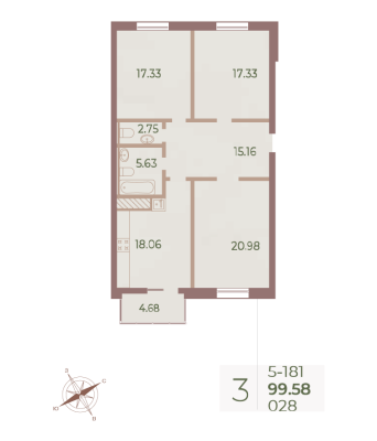 Квартира в ЖК Neva Haus
