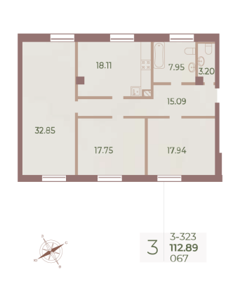 Квартира в ЖК Neva Haus