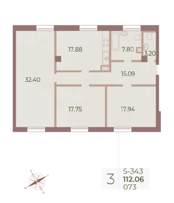 Квартира в ЖК Neva Haus
