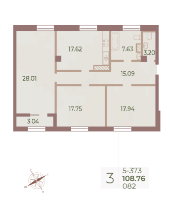 Квартира в ЖК Neva Haus