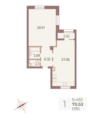 Квартира в ЖК Neva Haus