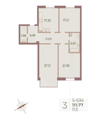 Квартира в ЖК Neva Haus