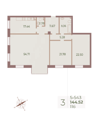Квартира в ЖК Neva Haus