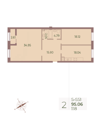 Квартира в ЖК Neva Haus