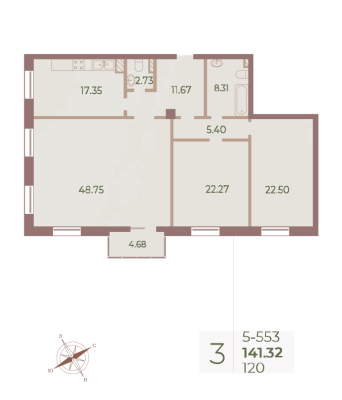 Квартира в ЖК Neva Haus