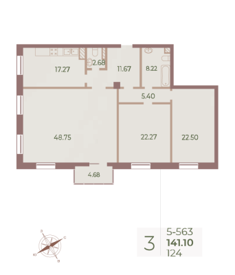 Квартира в ЖК Neva Haus