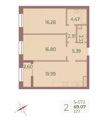 Квартира в ЖК Neva Haus
