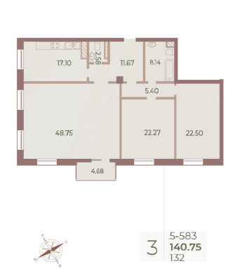 Квартира в ЖК Neva Haus