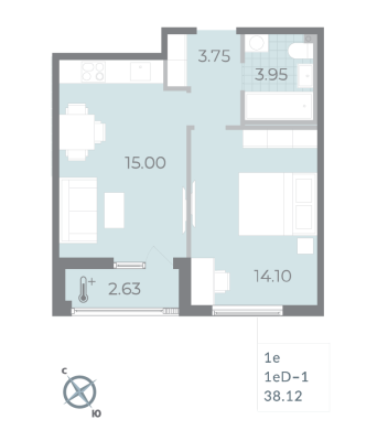 Квартира в ЖК Морская набережная