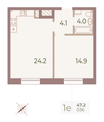 Квартира в ЖК Neva Haus