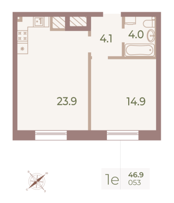 Квартира в ЖК Neva Haus