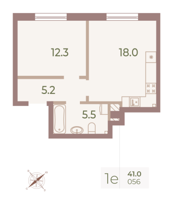 Квартира в ЖК Neva Haus