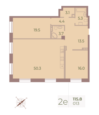Квартира в ЖК Neva Haus