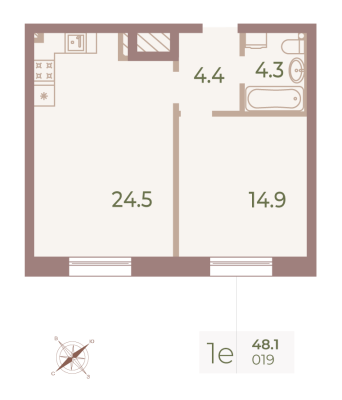 Квартира в ЖК Neva Haus