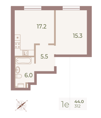 Квартира в ЖК Neva Haus