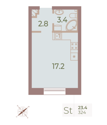 Квартира в ЖК Neva Haus