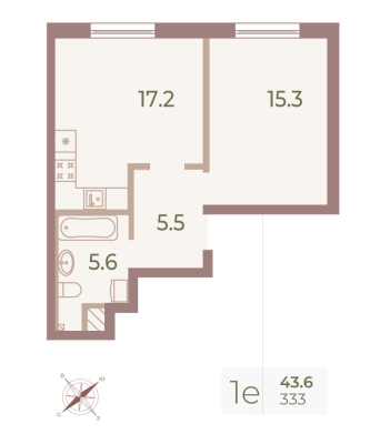 Квартира в ЖК Neva Haus