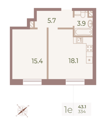 Квартира в ЖК Neva Haus