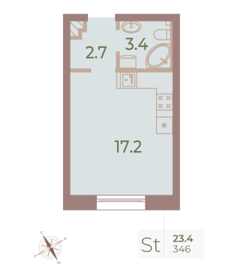 Квартира в ЖК Neva Haus