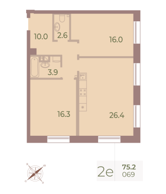 Квартира в ЖК Neva Haus