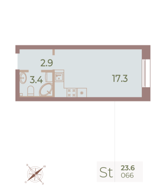 Квартира в ЖК Neva Haus
